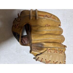 Vtg Ranger S-219Pro Style Pocket Rawhide Lacing Mens Brown Custom Baseball Glove